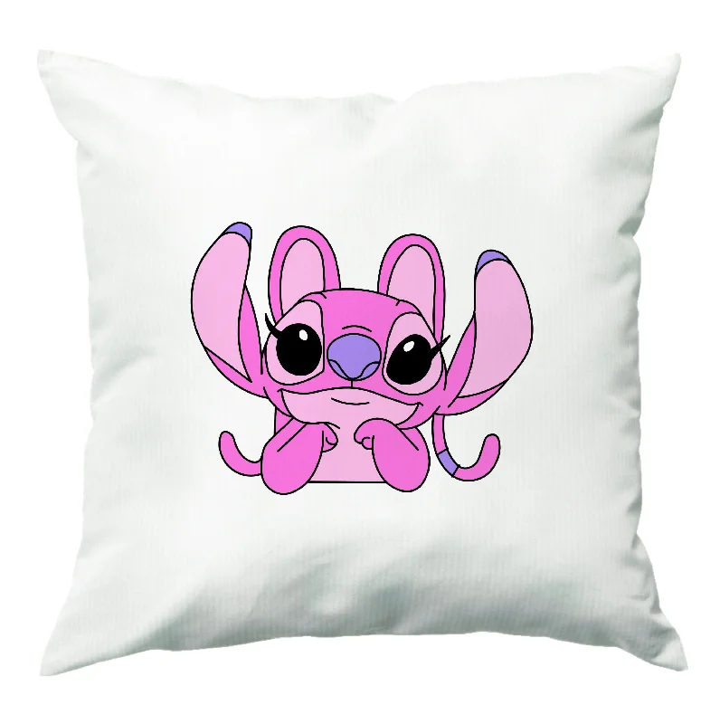Get It Before It’s Gone Gazing - Pink Alien Cushion