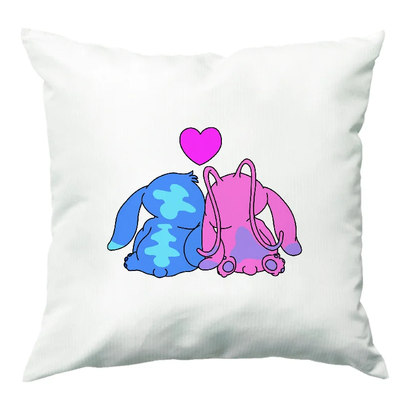 Midnight Sale In Love - Pink Alien Cushion