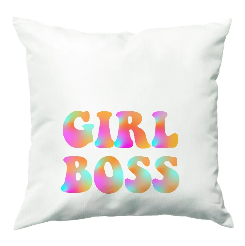 Unbeatable Prices Girl Boss - Aesthetic Quote Cushion