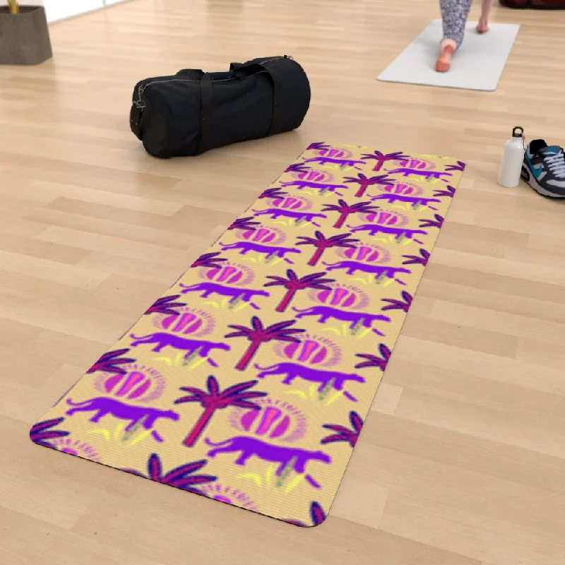 Midnight Sale Yoga Mat - Purple Panthers