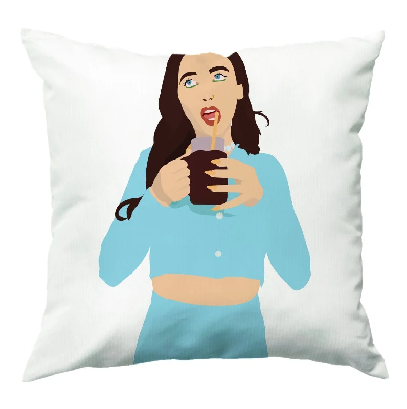 Limited Availability Drinking Coffee - Chamberlain Cushion