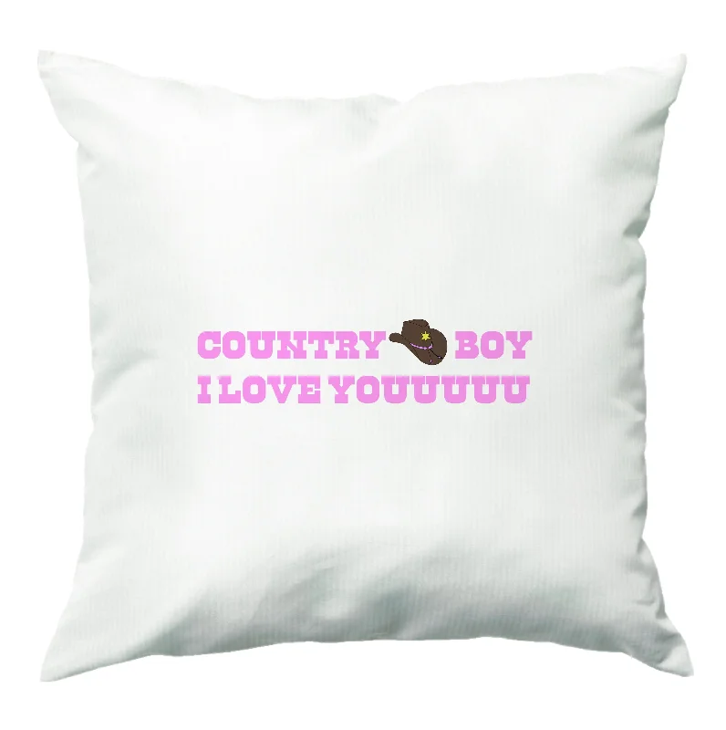 Exclusive Access Country Boy I Love You - Memes Cushion