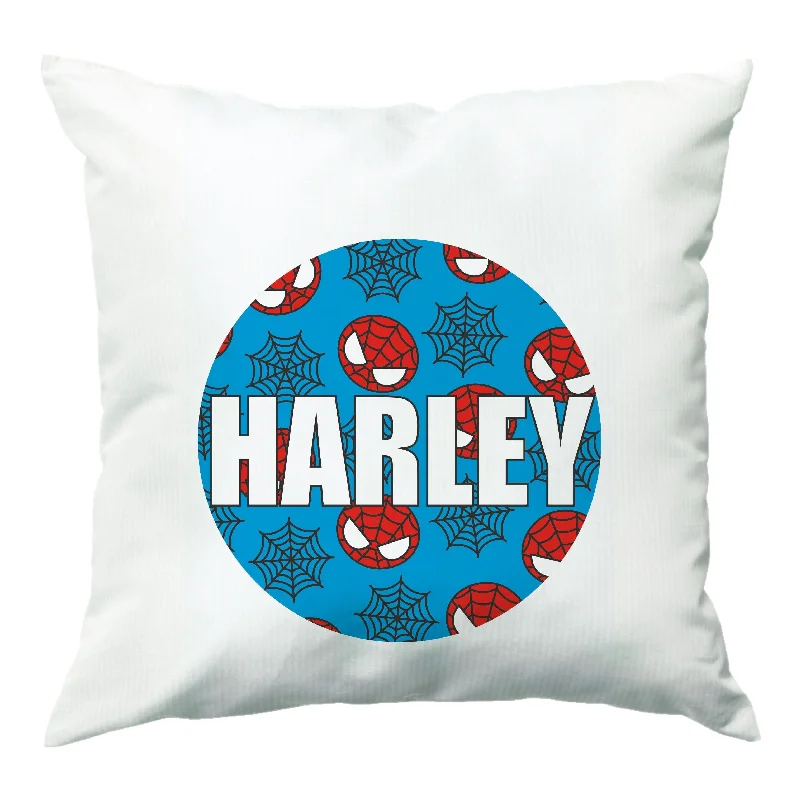 Year-End Clearance Spiderman And Webs - Personalised Superhero Comic Cushion
