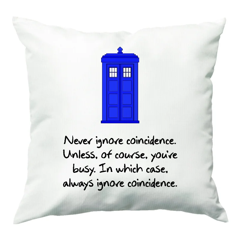 Savings Galore Never Ignore Coincidence Cushion
