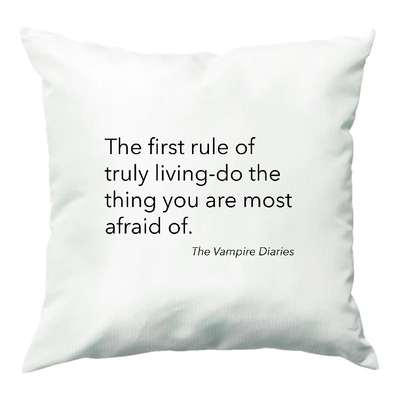 Price Reduction The First Rule Of Truly Living - VD Cushion