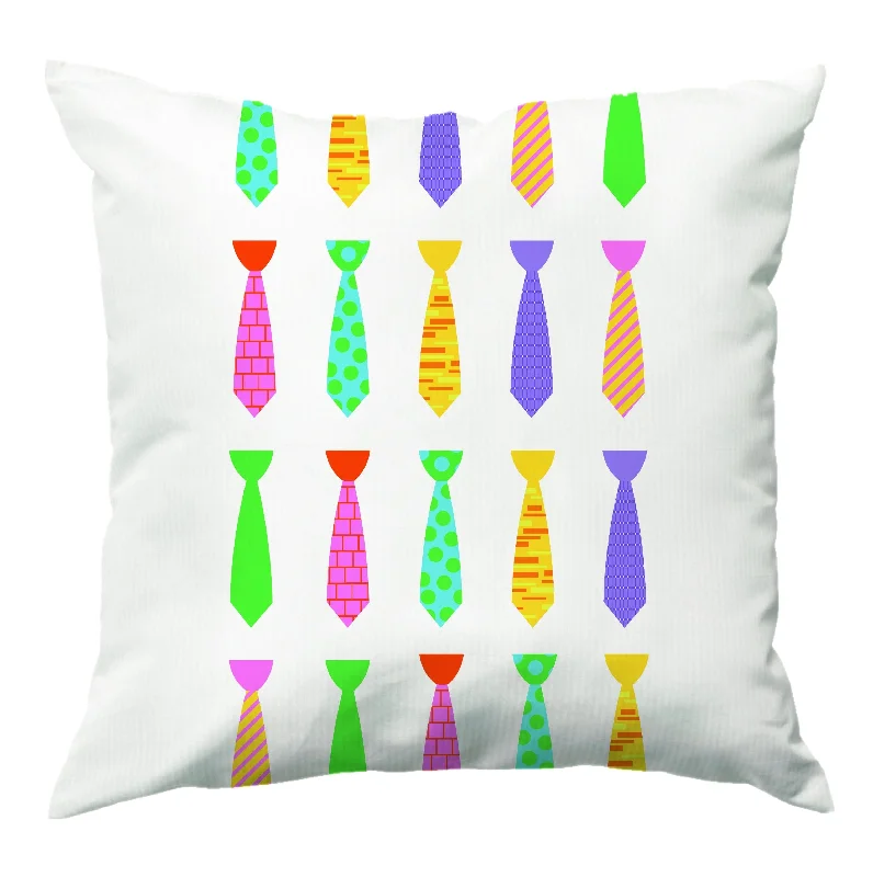 Daily Specials Tie Collage - Personalised Father's Day Cushion