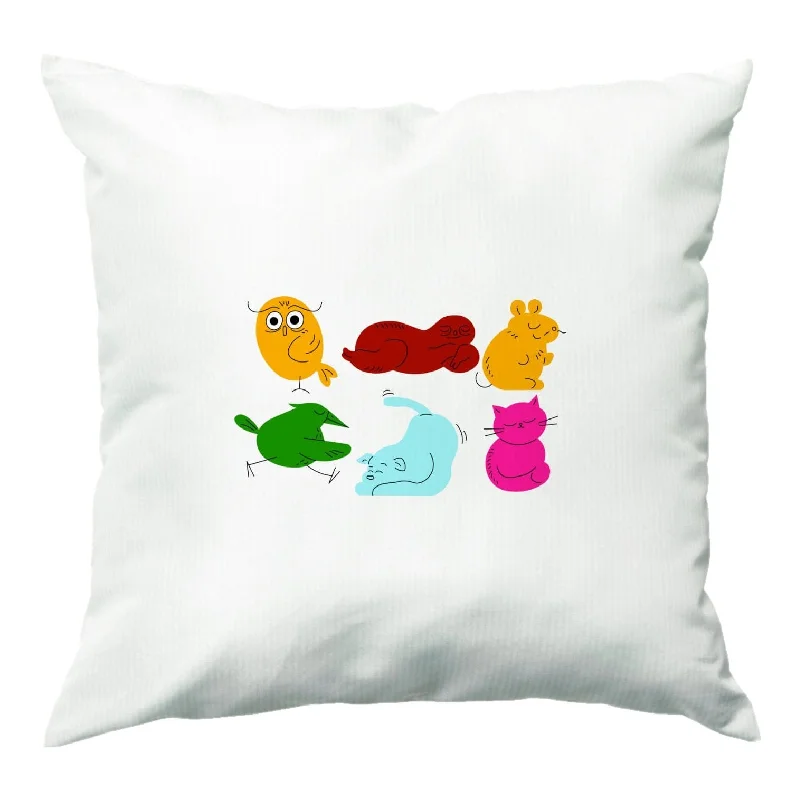 Instant Discount Animal Doodles - Emma Chamerlain Cushion