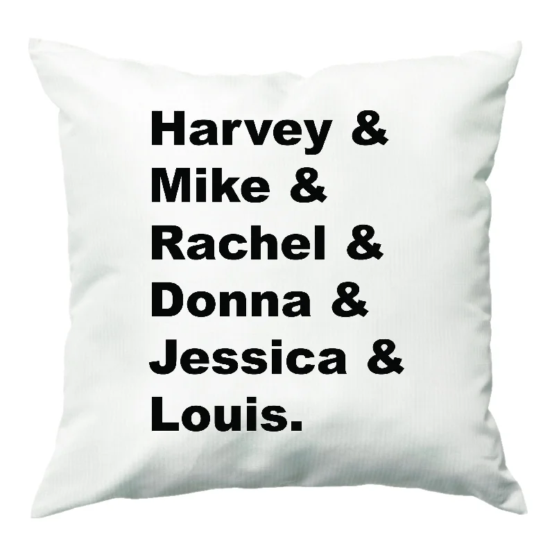 Price Buster Character Names Cushion