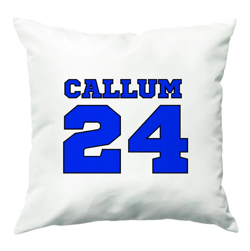 Special Offer Dark Blue - Personalised Football   Cushion