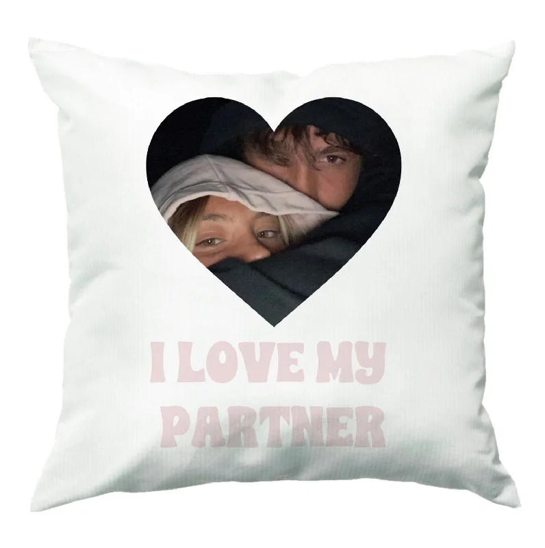 Lowest Prices I Love My Partner - Personalised Couples Cushion