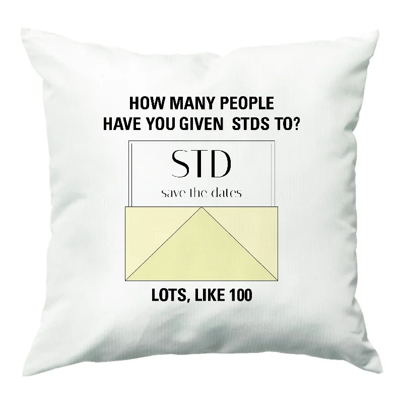 Don't Miss Save The Date Cards - B99 Cushion