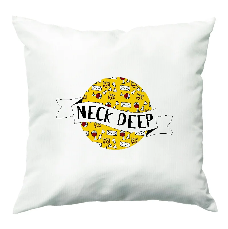 Seasonal Sale Neck Deep - Festival Cushion