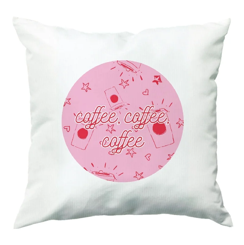 Exclusive Savings Coffee Pattern - Chamberlain Cushion