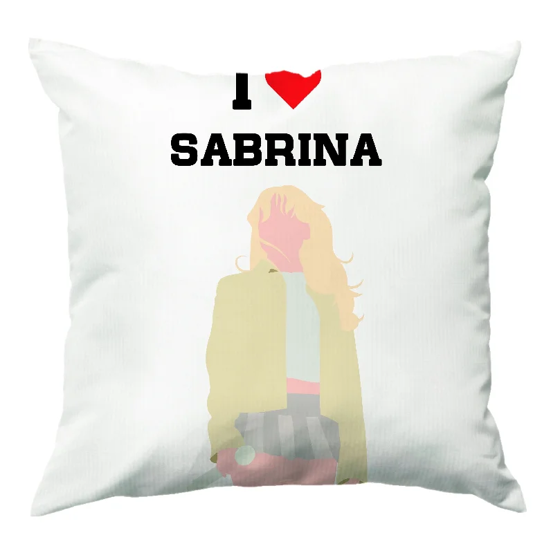 Weekend Deal I Love Sabrina Carpenter Cushion