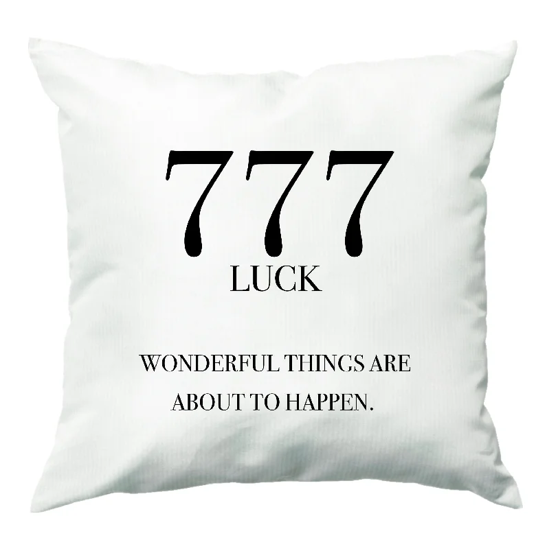 While Supplies Last 777 - Angel Numbers Cushion