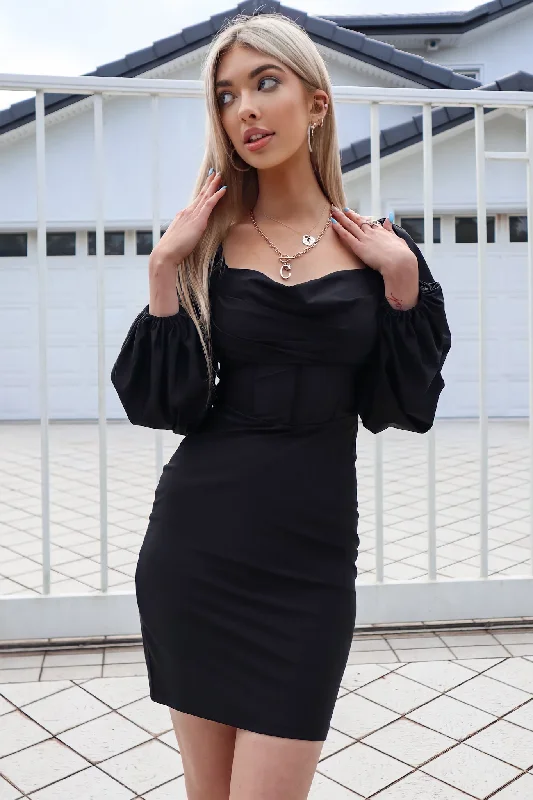 Savings Spectacular Joel Corset Dress - Black