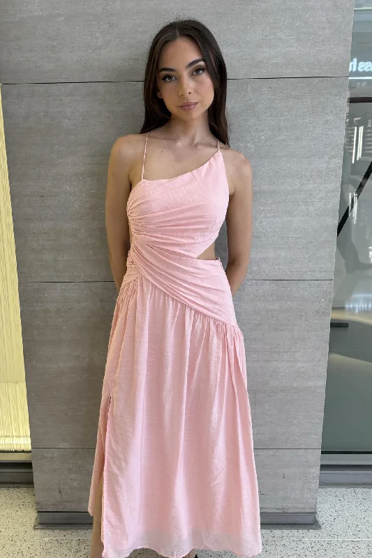 Sneak Peek Sale Spinosa Midi Dress - Blush