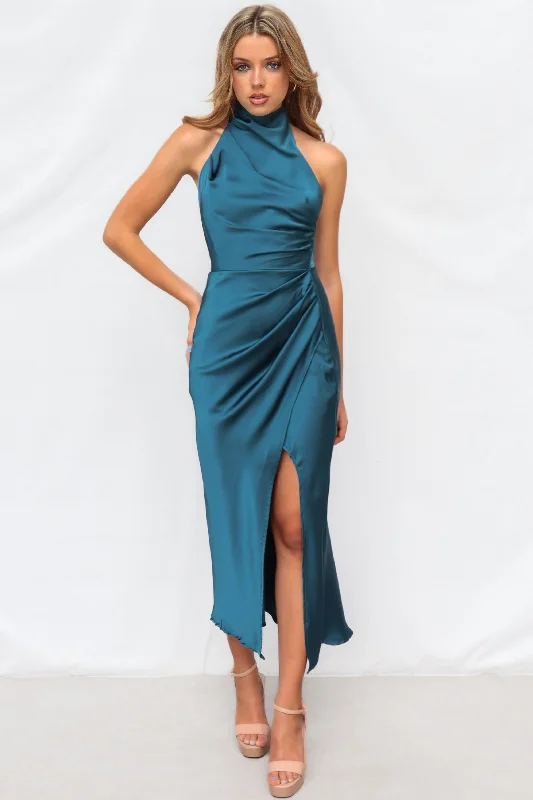 Unmissable Offer Mindy Midi Dress - Teal