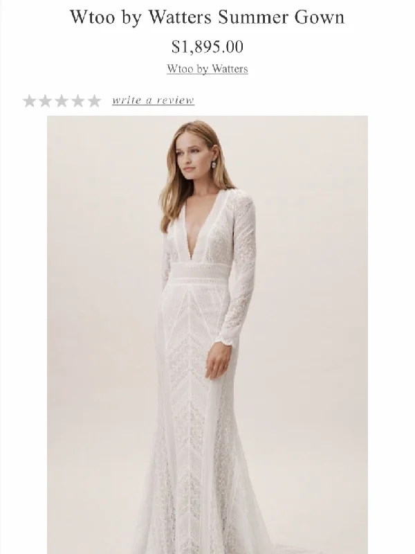TIME-Limited Offer Wtoo Wtoo by Watters Summer Gown