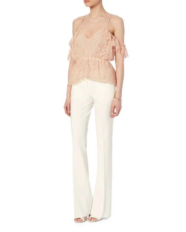 Reduced Prices Avelaine Lace Top In Pink