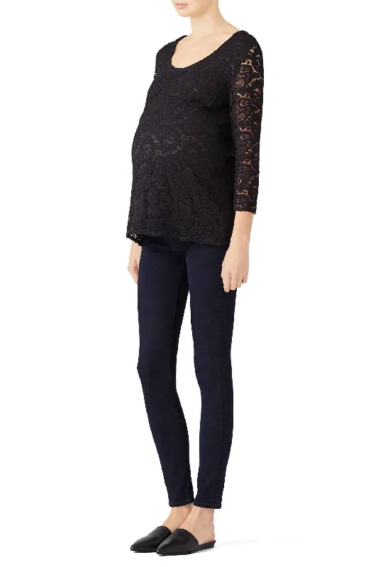Deep Discounts Becca Maternity Top In Black