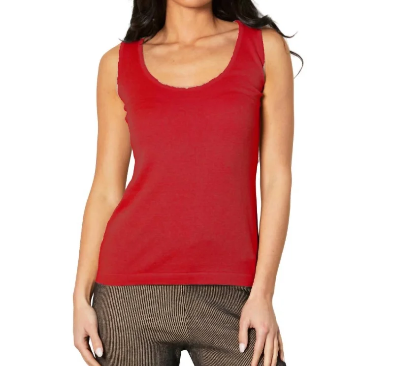 Lowest Price Bra-Friendly Tank In Rouge