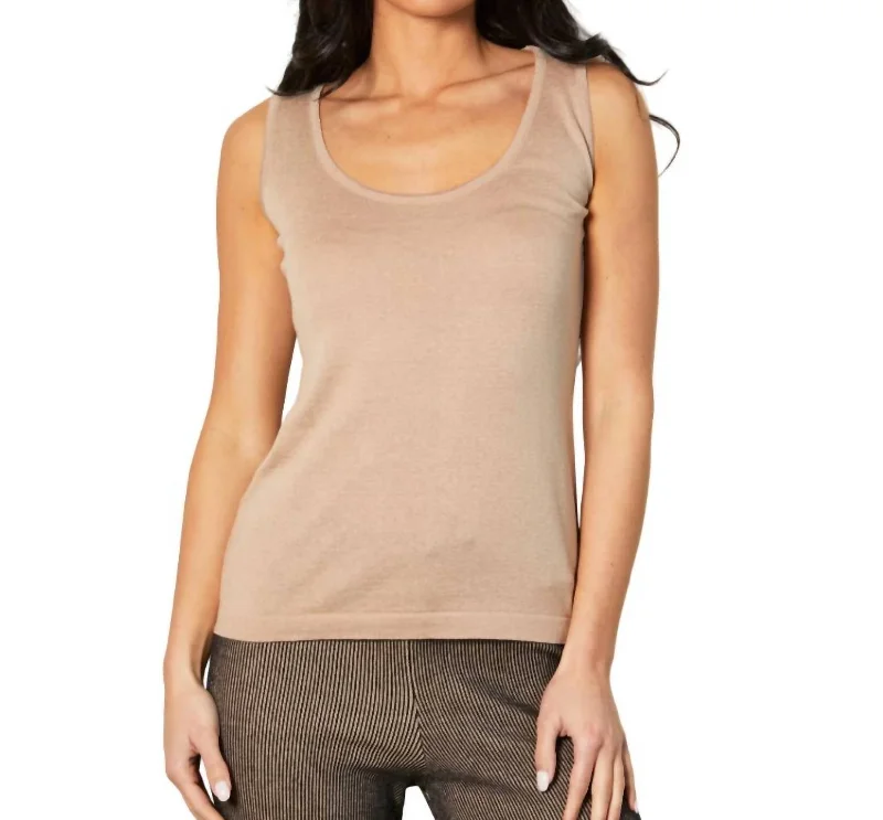 Low Prices Bra-Friendly Tank In Sand