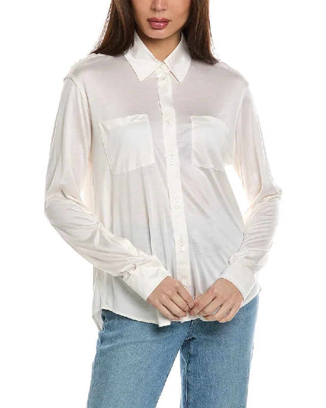 Massive Deals Burberry Silk Shirt