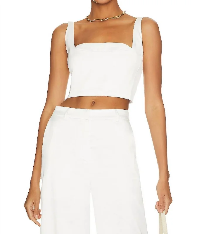 Year-End Clearance Celestin Top In Ivory