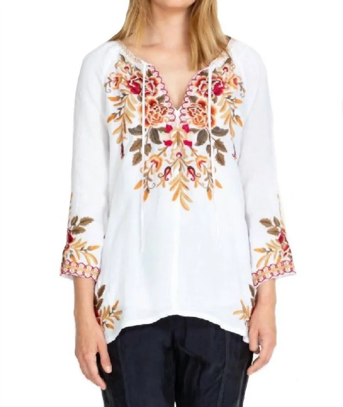 Bargain Prices Charlotte Peasant Blouse In White