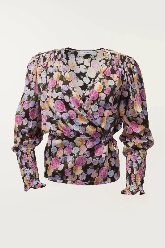 Crazy Deals Dolores Top In Pastel Floral Print