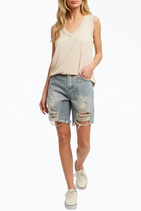 Special Promotion Essential Ribbed Stretch-Jersey Sleeveless Top In Oatmeal