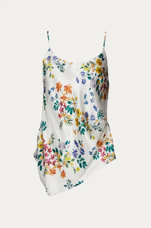 Savings Spectacular Evie Scoopneck Cami In Vanilla Floral