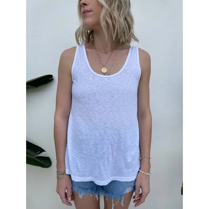 Flash Deals Gym Tank In White