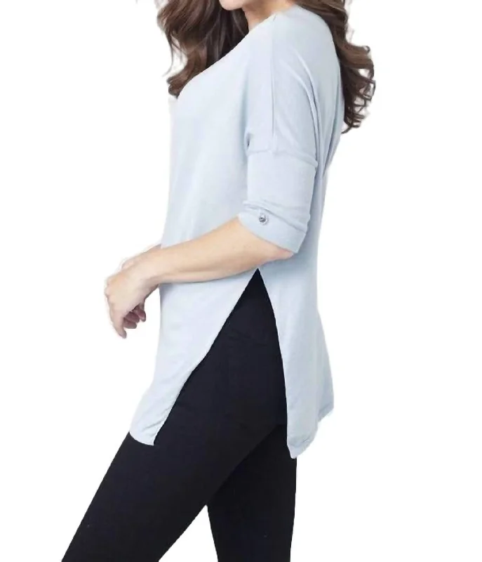 Don't Miss High-Low Top In Lilac