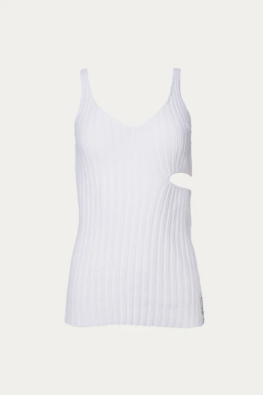 Deal Zone Knife Top In White