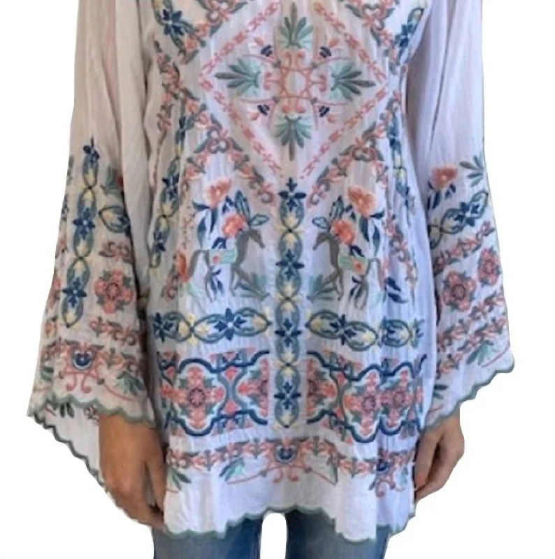 Deal of the Day Lina Tunic In White