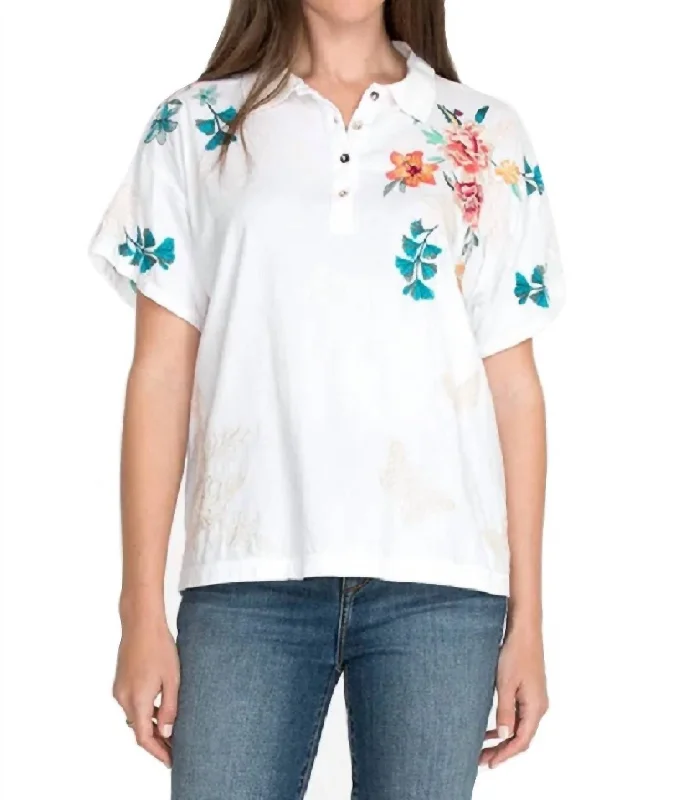 Today Only Lorne Polo Tee In White