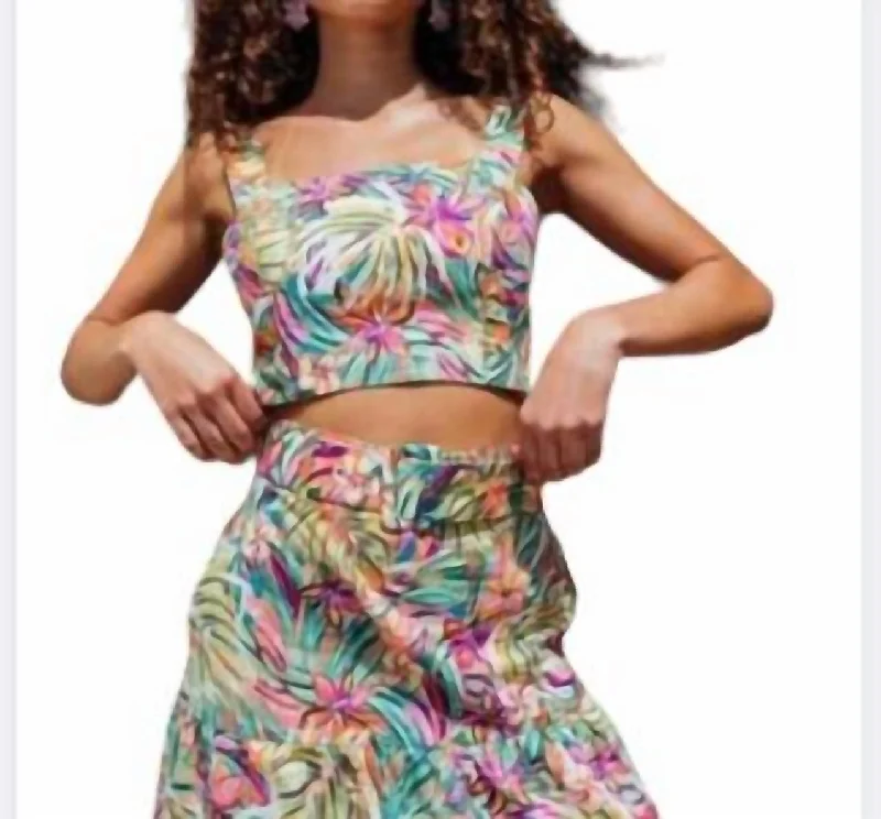 Overstock Sale Natalia Top In Multi Color