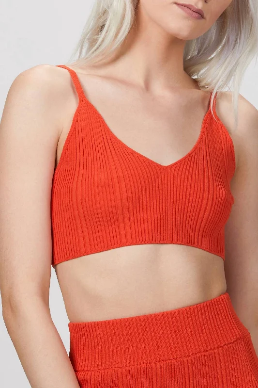 Price Fest Nur Knit Top In Fire
