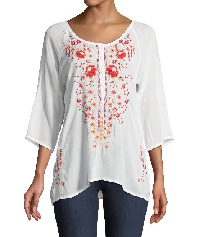 Super Bargain Olivia Blouse In White