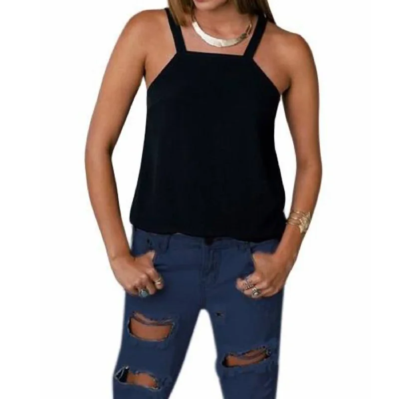 Incredible Offers Paper Planes Apron Style Cami In Black