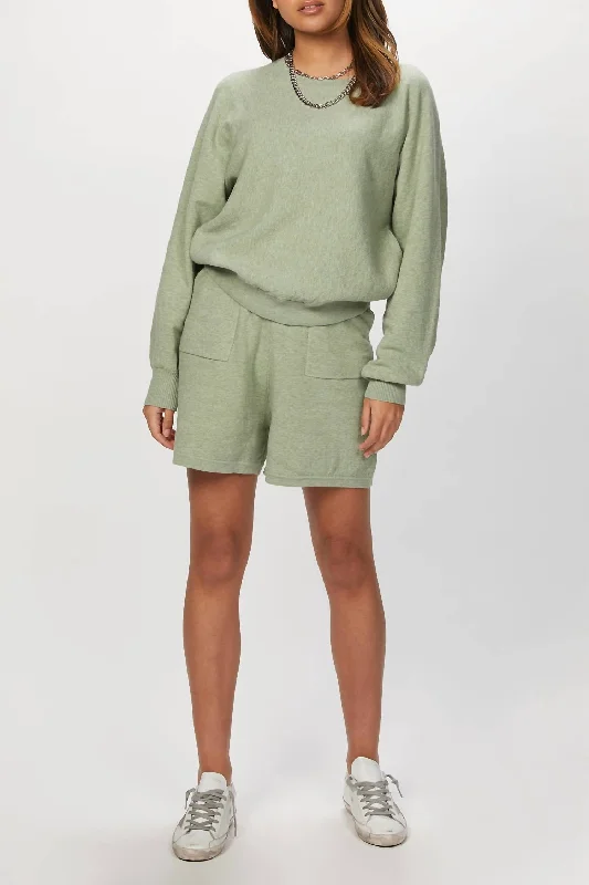 Stock Clearance Saly Sweatshirt In Matcha Latte