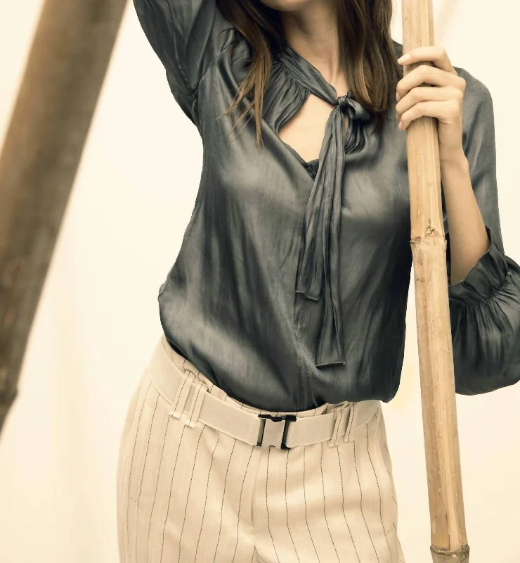 Epic Deals Satin Top In Eucalyptus
