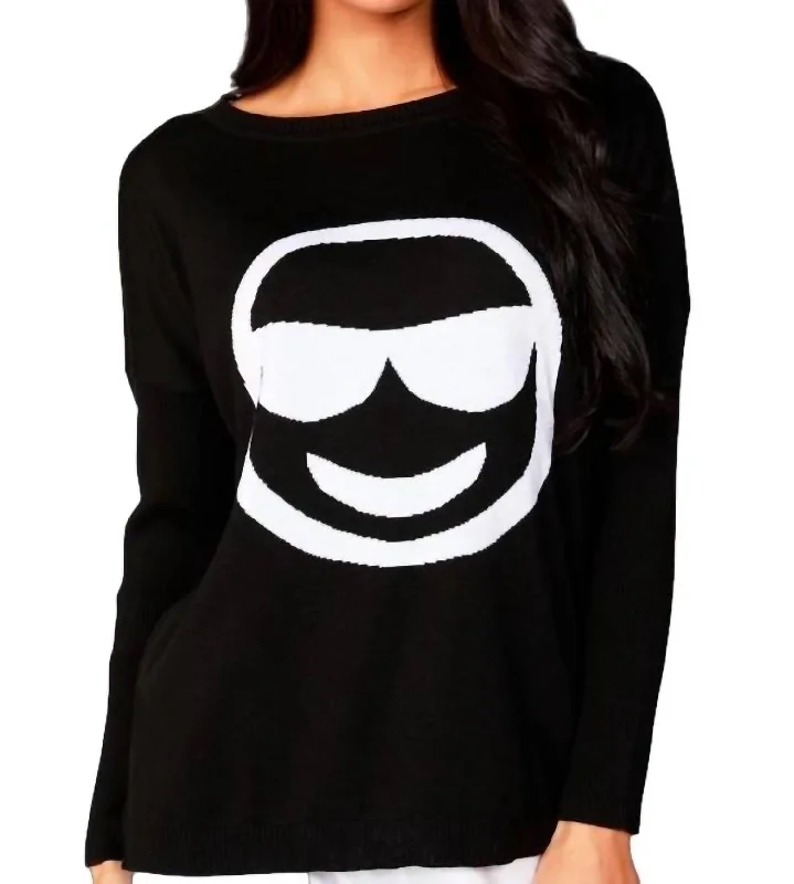 Crazy Deals Shades Emoji Top In Black