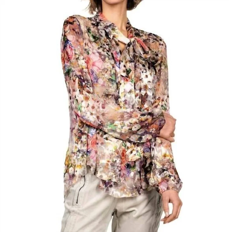 New Deals Shadow Rose Blouse In Floral