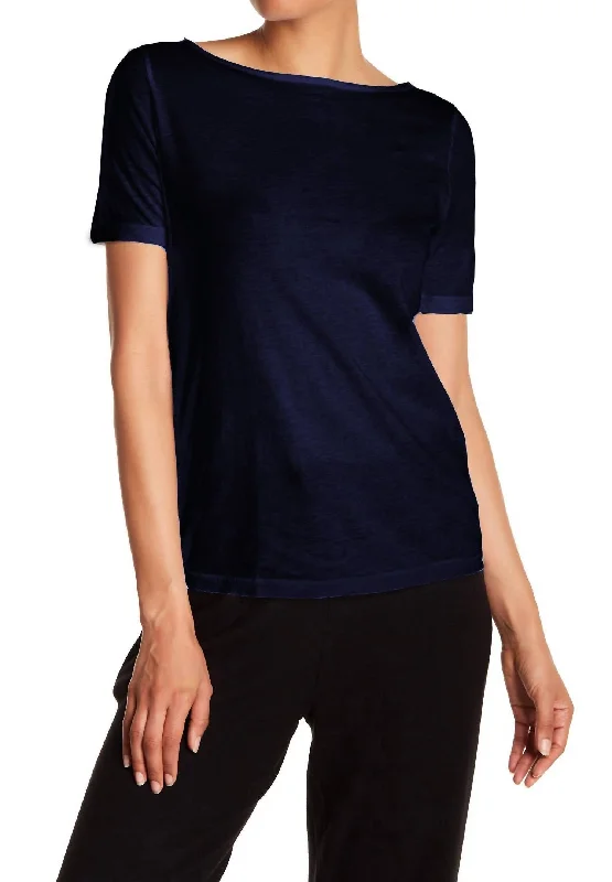 Today’s Deal Short Sleeve British Tee In Night Iris