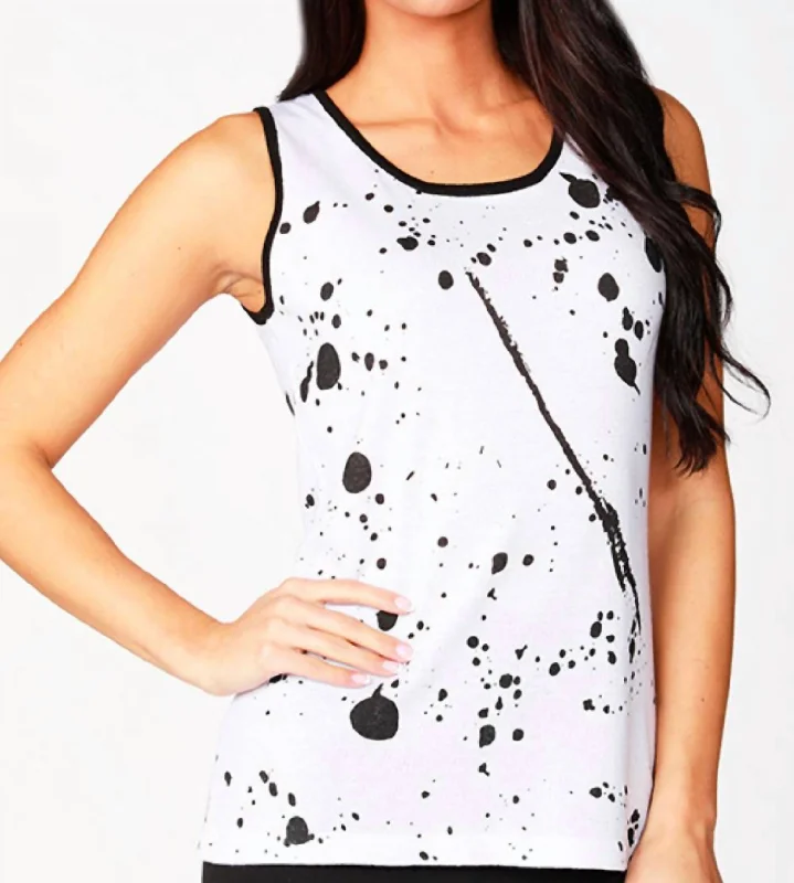 Epic Deals Splatter Tank In White