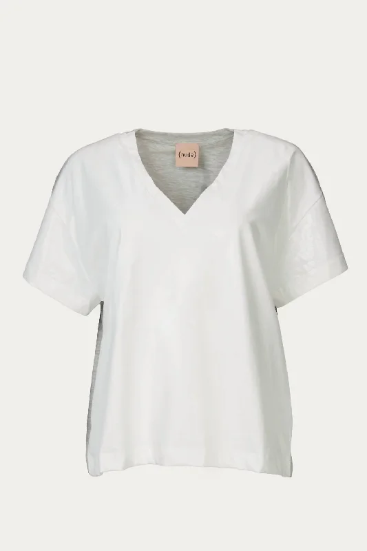 Sneak Peek Sale T-Shirt In White/grey
