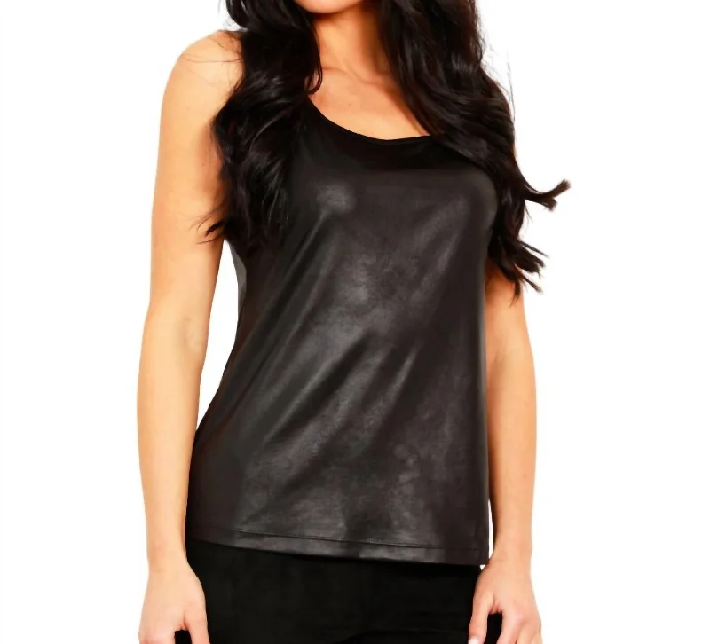 Fantastic Offers Vegan Suede Tank In Black